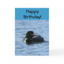 Birthday Loon Greeting Card