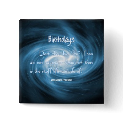 Birthday Meaning Pinback Button by inspiredbygenius