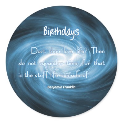 Birthday Meaning Stickers by inspiredbygenius