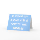 Birthday money cards