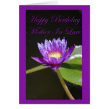 Birthday Mother In Law Card