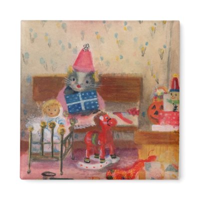 Birthday Mouse Magnet by CSiravo