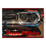 Birthday Muscle Car Card