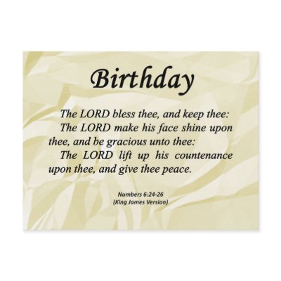 Birthday Numbers 6-24 Postcard by inspiredbygenius