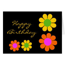 Birthday or Any Occasion Flowers Card