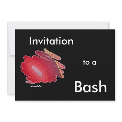 Birthday Party Bash  - Blaze Invitation by ARTCOR7PLUS