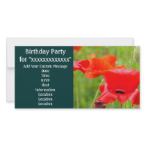 Birthday Party for "Custom Name" invitations Cards