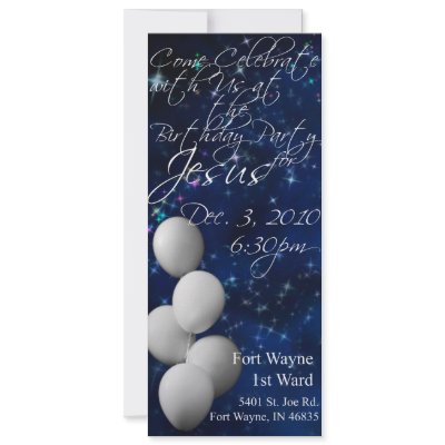 birthday party for jesus custom invites by tarabelldesigns