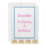 BIRTHDAY PARTY INVITATION