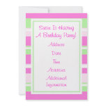 BIRTHDAY PARTY INVITATION