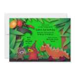 Birthday Party Invitation: 035 Dinosaurs & Friends