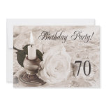Birthday party invitation 75 years old