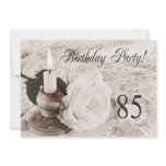 Birthday party invitation 85 years old