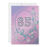 Birthday party invitation 85 years old