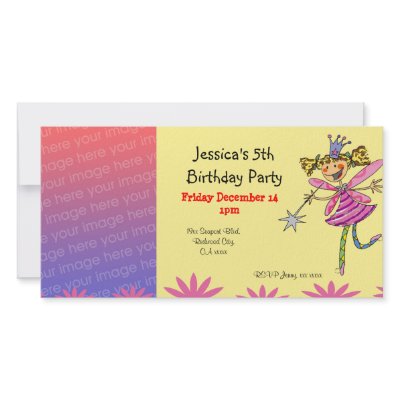 Birthday party invitations (flower fairy) by jsoh
