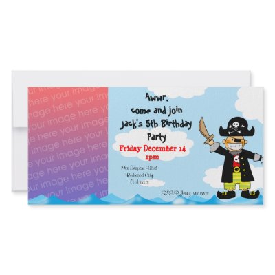 Birthday party invitations (pirate) by jsoh