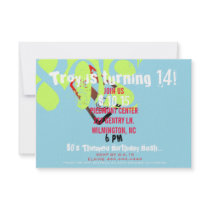 Birthday Party Invite | 80's Themed |any