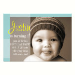 Birthday Party Invite | A Segment |blye invitations