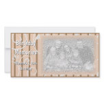Birthday Party Memories Photo Card Brown Peach photo cards