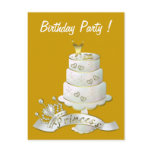 Birthday Party  Royal  Post Card