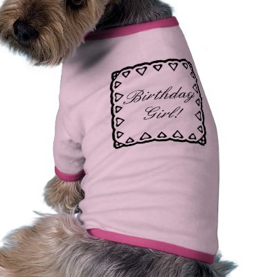 Birthday Pet Clothing by ArtByLindaLou