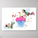 Birthday Pixies Print