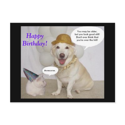 Birthday Postcard by myrtieshuman