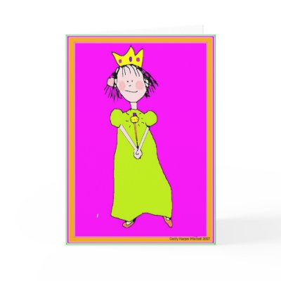 Birthday Princess Greeting Card by CecilyMitchell