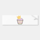 Birthday Princess Cupcake Bumper Stickers