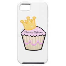 Birthday Princess Cupcake iPhone 5 Cases