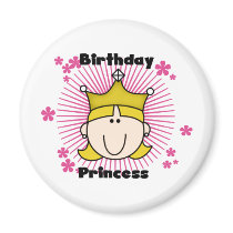 Birthday Princess Fridge Magnets