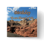 Birthday Psalm 115-15 Pinback Buttons