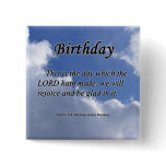 Birthday Psalm 118-24 buttons