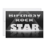 Birthday Rock Star Party Invitations