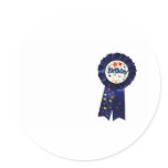 Birthday rosette round sticker