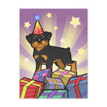 Birthday Rottweiler postcards