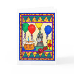 BIRTHDAY SCHNAUZER GREETING CARDS
