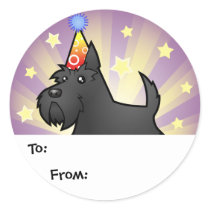 Birthday Scottish Terrier Gift Tags