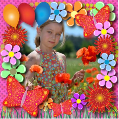 Birthday Sculptures: Butterflies and Flowers by adellaandmella
