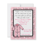 Birthday Slumber Party Invitation