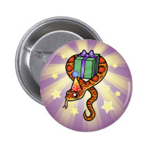 Birthday Snake Button