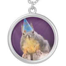 Birthday Squirrel Photo Jewelry