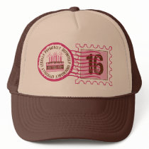 Birthday Stamp 16 Hat