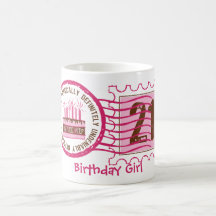 Birthday Stamp 21 Mug Custom