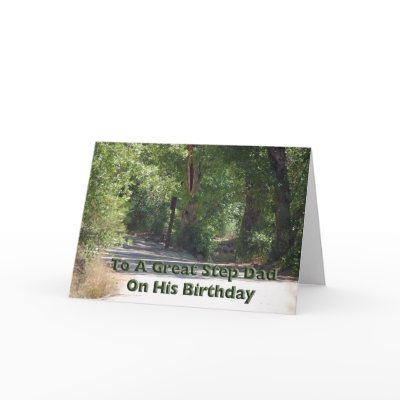 Birthday Step Dad Card by NormaJean35