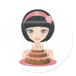 Birthday Round Stickers