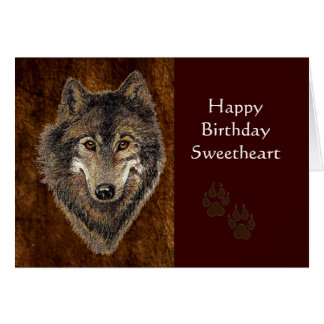 Wolf Birthday Cards &amp; Invitations | Zazzle.co.uk