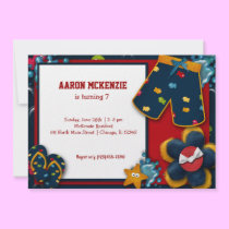 Birthday Swim Suit invitations