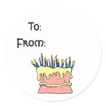Birthday Tag stickers