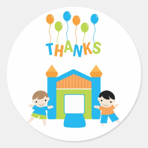 Birthday Thank You Stickers Zazzle